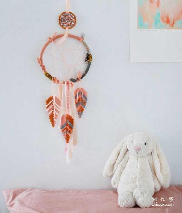 How to make a Hama bead dream catcher by hand, DIY a Hama bead dream catcher