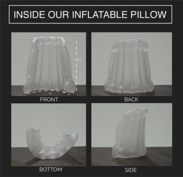 Hooded Clothes with Convertible Inflatable Pillow