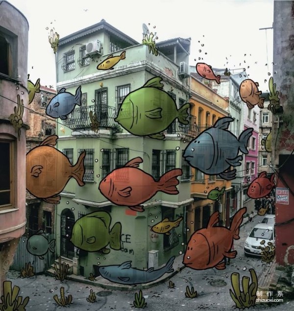 Here are street illustrations you’ve never seen before