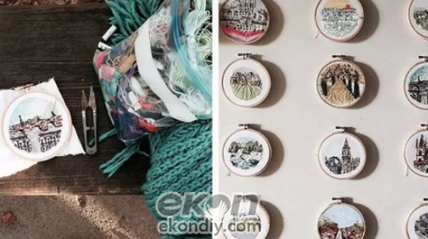 DIY handmade shop tells you to let embroidery take you to travel around the world