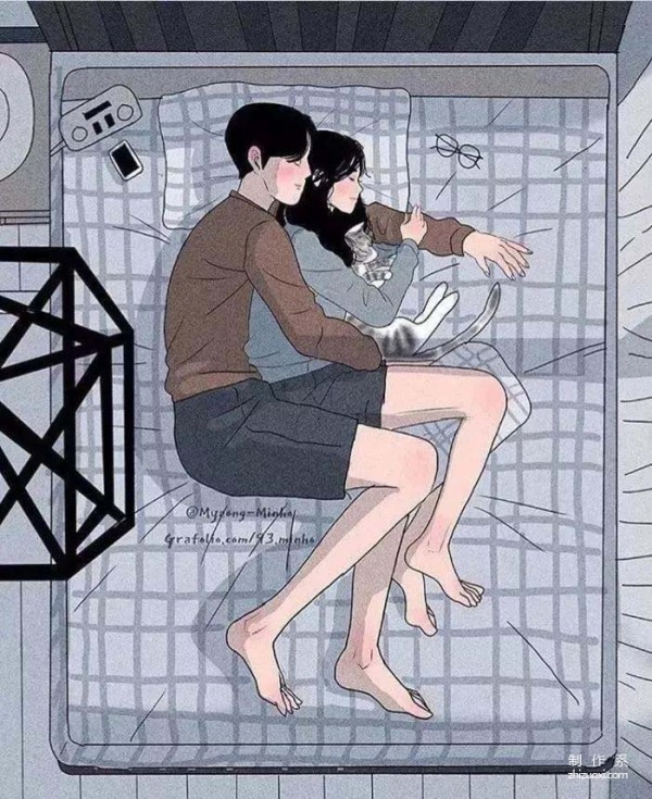 Romantic love illustrations by others have never disappointed me