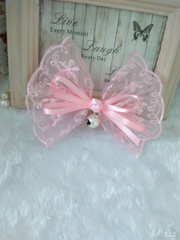 Hand-made beautiful head flowers with ribbons, fresh and exquisite hair accessories, cute bow hairpins, hairpins and hair accessories handmade methods