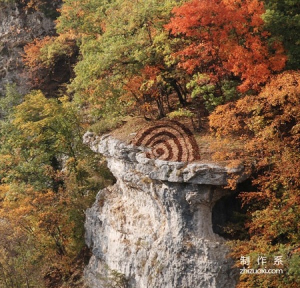 Artworks that use nature as their canvas