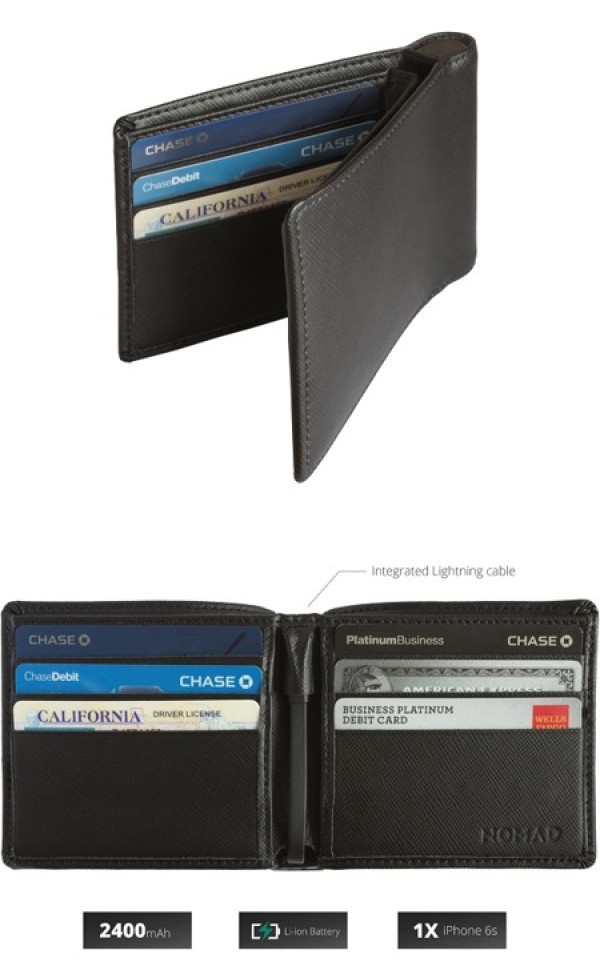 Wallet with charging function