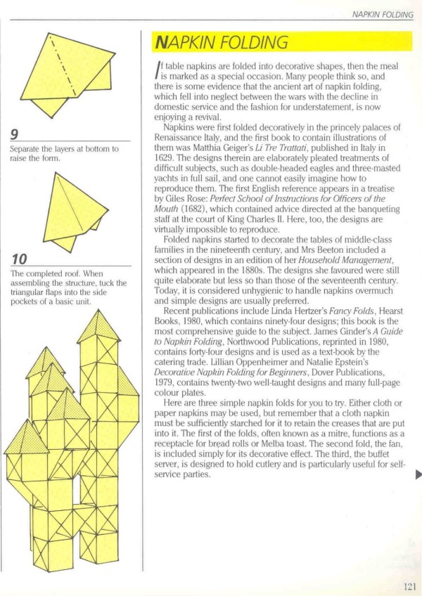 Paper art hand-making tutorial, creative combination origami Bluebeards Castle hand-made origami drawing tutorial