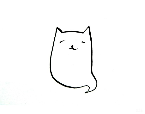 Learn to draw simple drawings, tutorials on how to draw colorful kittens