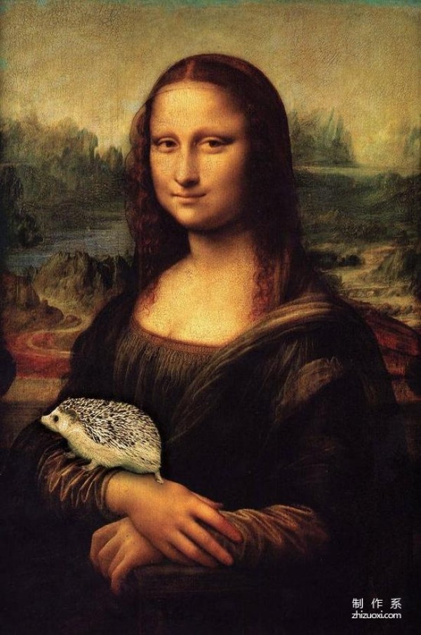 Putting hedgehogs into famous paintings is very artistic