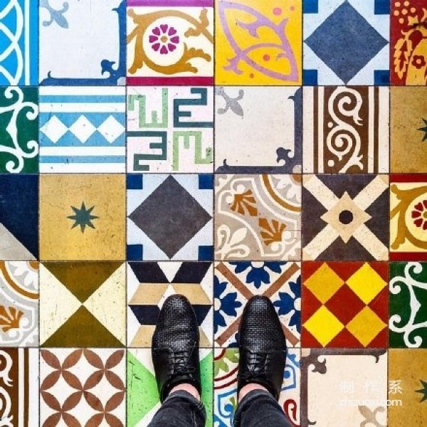 Beautiful Parisian tile art