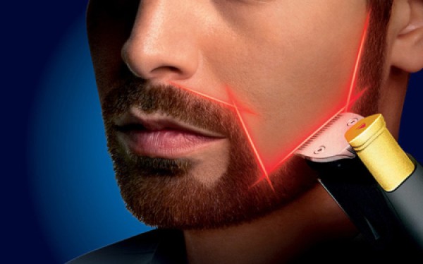 Philips double head shaver with laser indicator