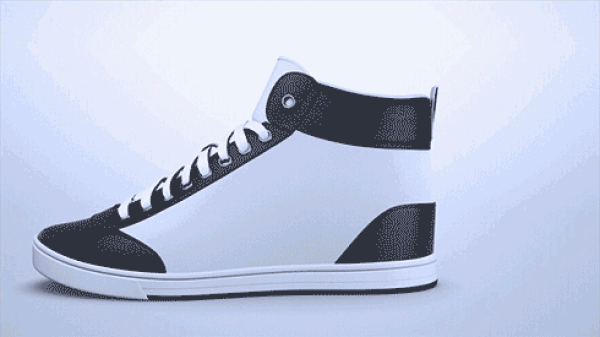 E-ink screen sneakers ShiftWear can change patterns at will