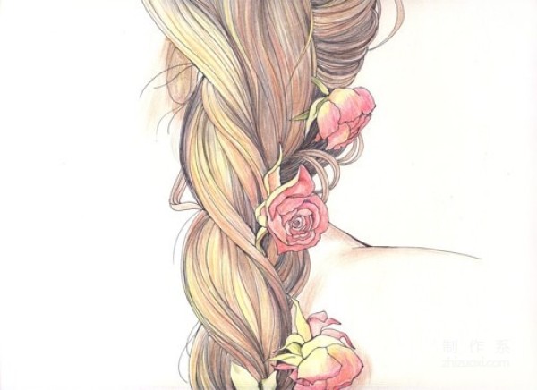 Sharing pictures of sweet and refreshing hairstyle illustrations