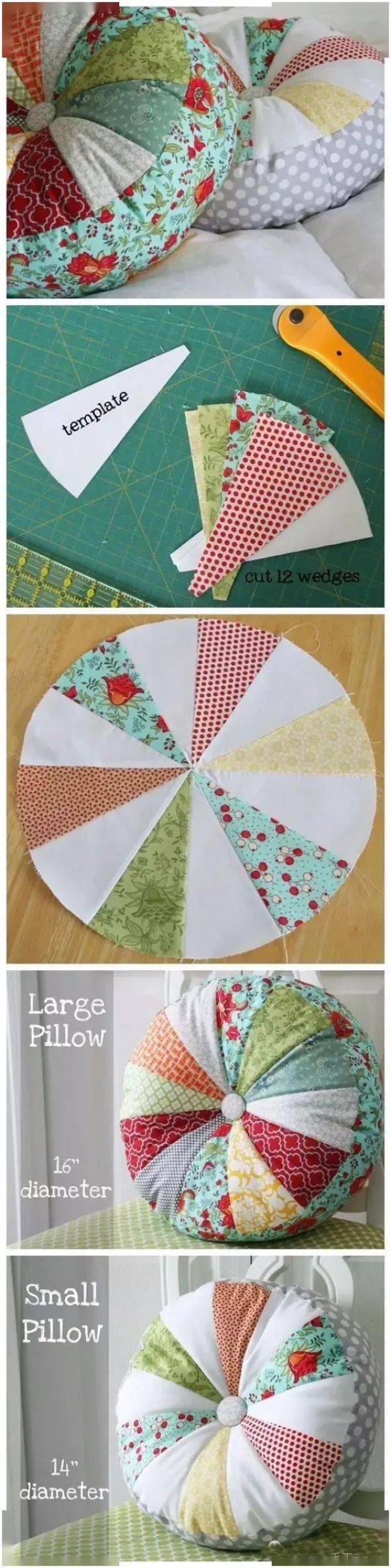 You can use scraps of old clothes to make what you want, and you don’t have to buy pillows anymore! (Attached are 12 tutorials)