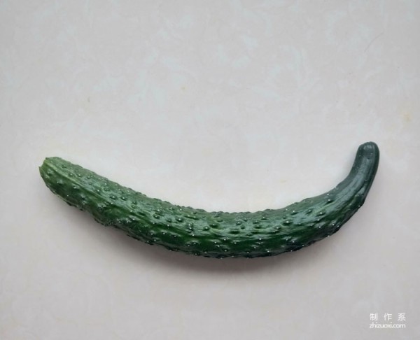 How to make handmade collage of cucumber snails