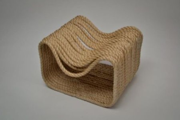 Hemp rope stool