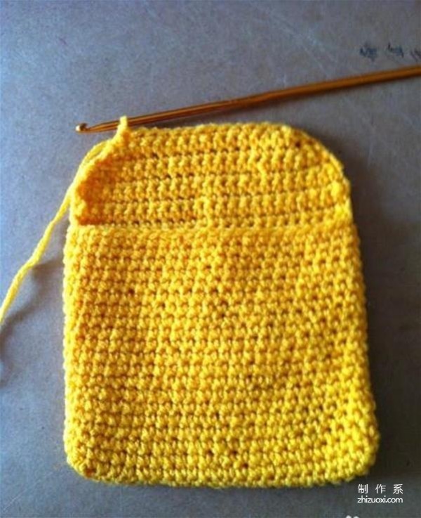 Hand crochet to create a beautiful small change bag