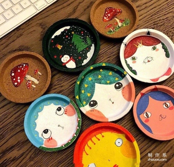 creative painted plate