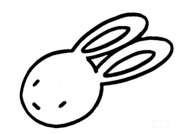 Learn to draw simple drawings, little rabbits