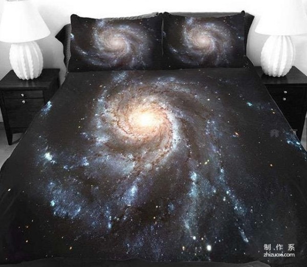 Creative bedding design What will you do if you sleep on these starry sky dreamy beds? What kind of dream are you dreaming about?