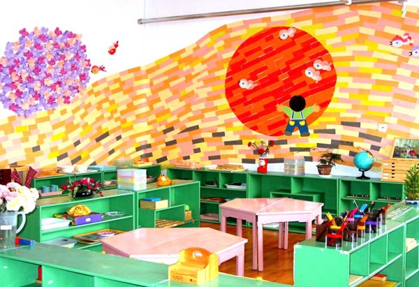 Creative handmade decoration and layout methods for kindergarten classrooms