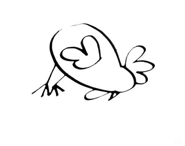 Learn to draw simple drawings, open the screen of the chicken