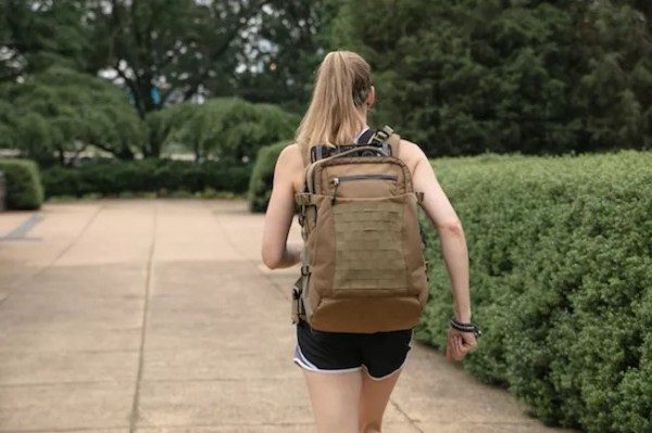 The magical suspended backpack makes it easy for you to carry