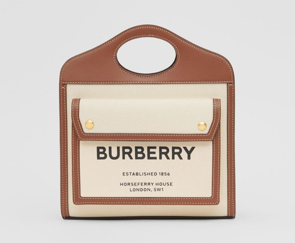 Change the Burberry canvas and leather pocket bag into a mens version (including drawings)