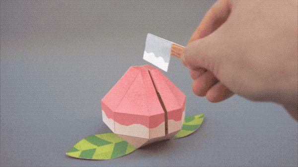 Fun origami that transforms with just a touch