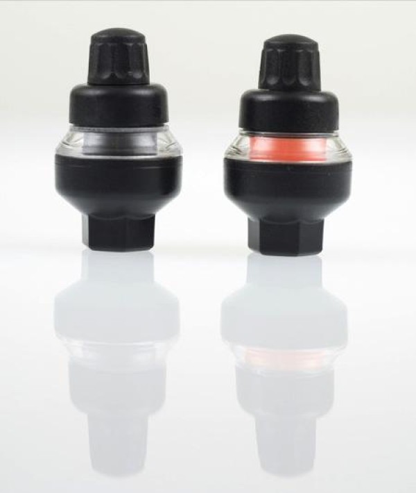 Car tire pressure indicator valve