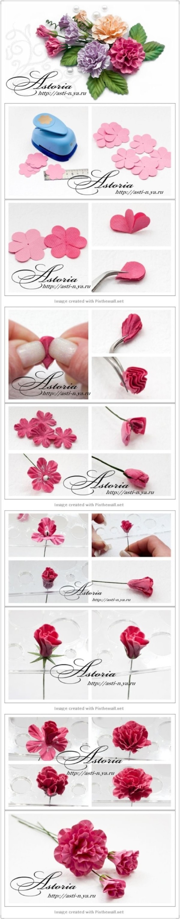 diy three-dimensional decorative flower illustration tutorial