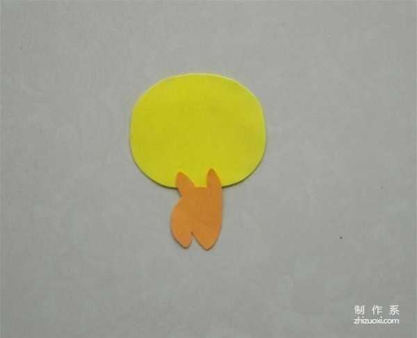 Childrens handcrafts use sponge paper to make cute little mouse childrens creative pasting paintings