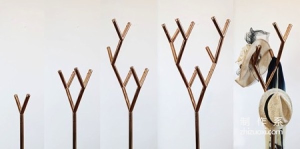 Tree-branch combination creative clothes hanger (Y-rack)