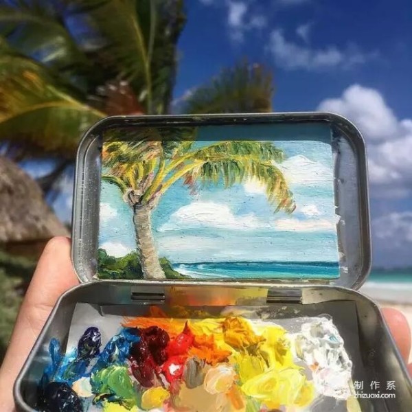 How do you put the scenery along the way into a small tin box? It’s simply artistic to the extreme.