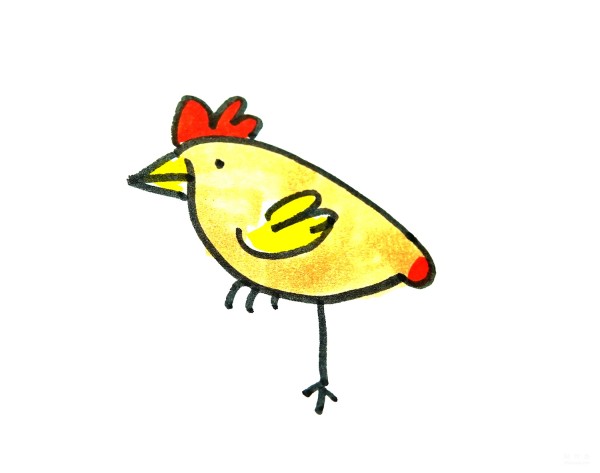 Learn to draw simple drawings, chicks, chicks, jijijiji