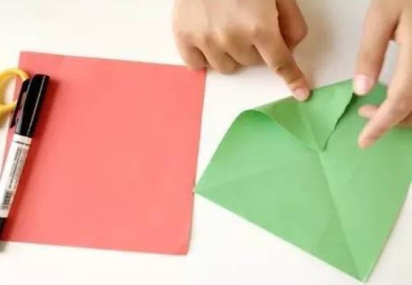 Origami Watermelon Steps