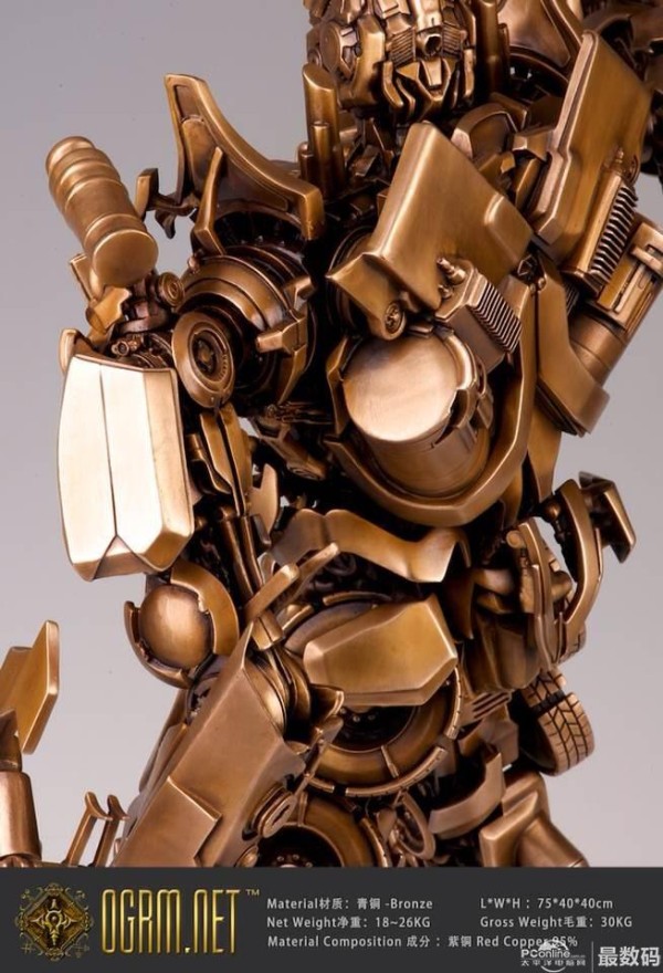 The most awesome Optimus Prime bronze mecha work