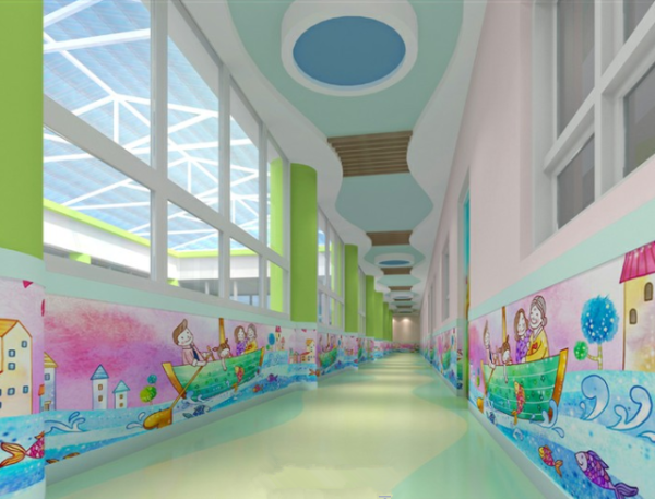 Complete DIY method for decorating kindergarten corridors