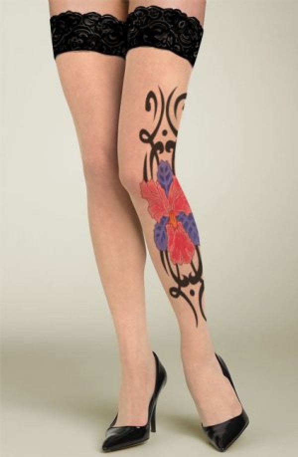 tattooed stockings