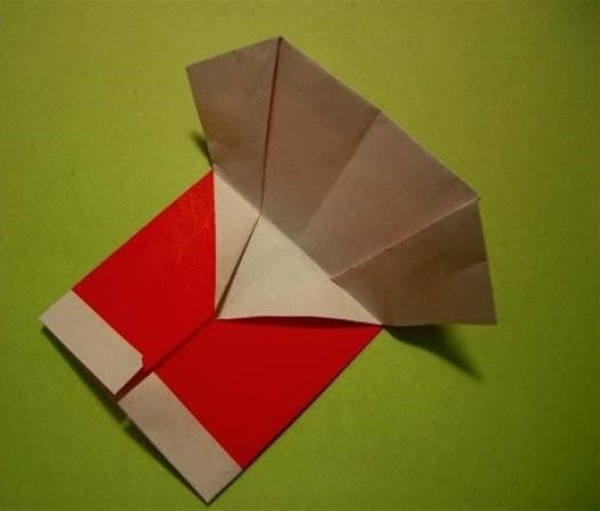 Santa Claus origami tutorial