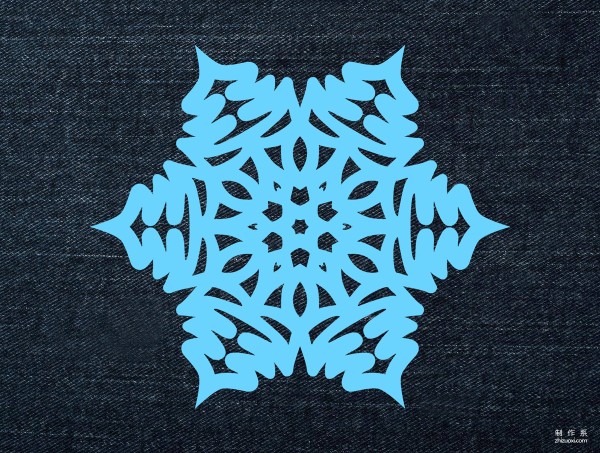 Window grill paper cutting handmade tutorial, how to cut the six-petal snowflake for window grill? DIY beautiful snowflake pattern handmade paper cutting method