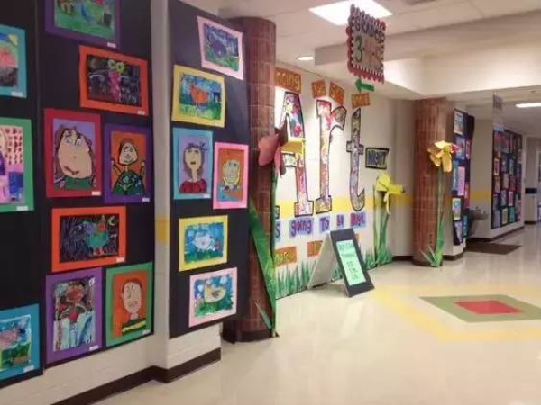 Complete DIY method for decorating kindergarten corridors