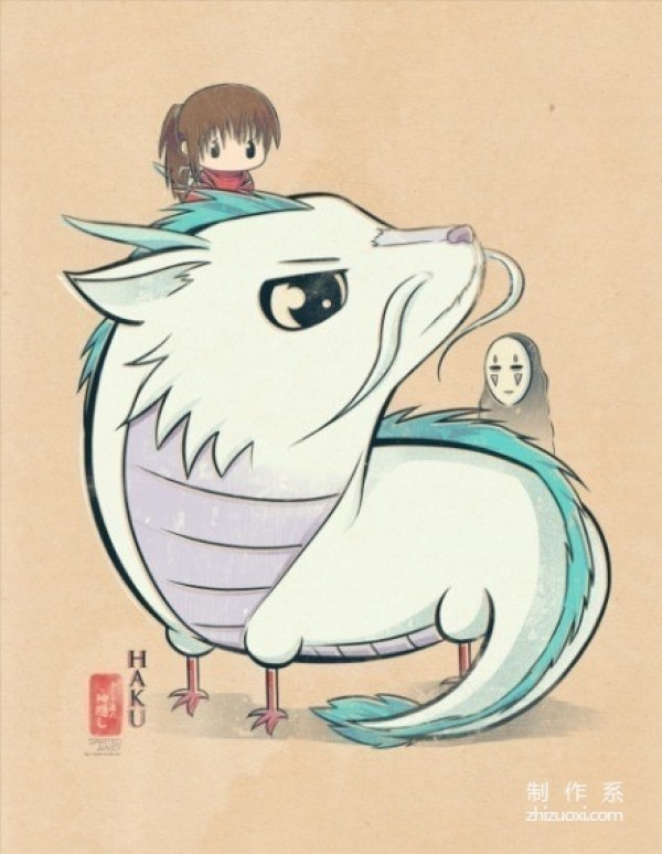 Very cute and super Q healing Hayao Miyazaki cartoon pictures