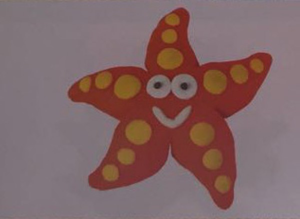 Clay handmade DIY beautiful starfish making tutorial