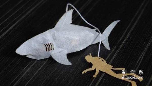 Bloody Shark Creative Tea Bag