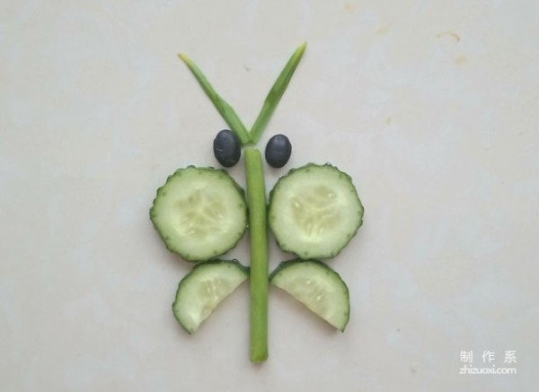 How to draw cucumber butterfly by hand