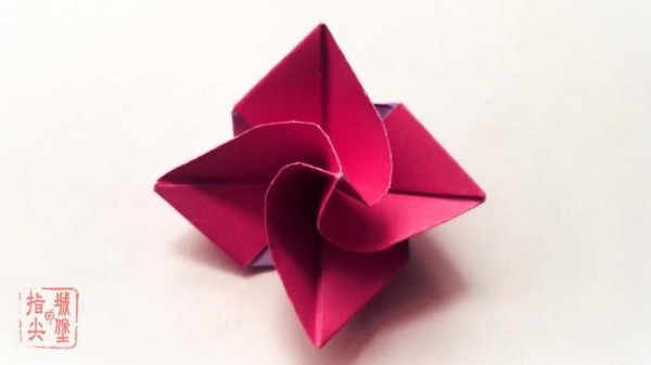 Origami Rose Illustrated Tutorial How to Fold a Diamond Rose