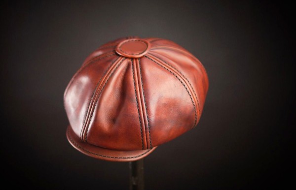 How to Make a Handmade Leather Newsboy Hat