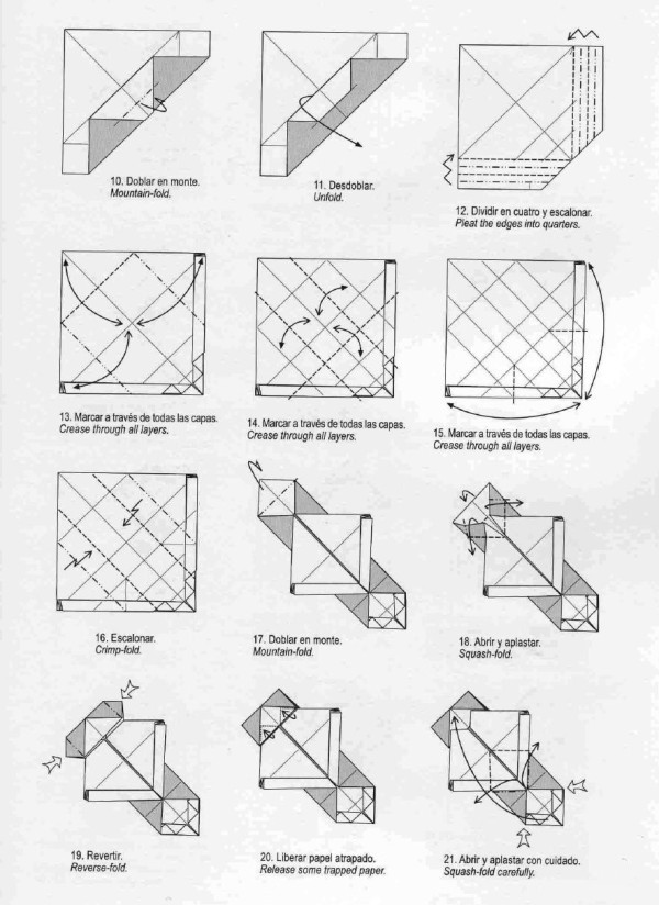 Handmade origami art tutorial, Roman Diaz Toad Rana Toro handmade origami drawing tutorial