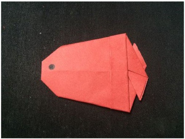 Simple origami for children How to fold tropical fish