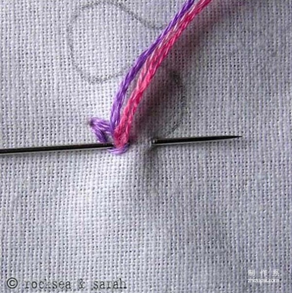 Basic Tutorial on Hand Embroidery Stitches: Illustrated Tutorial on Fantasy Chain Embroidery Stitches