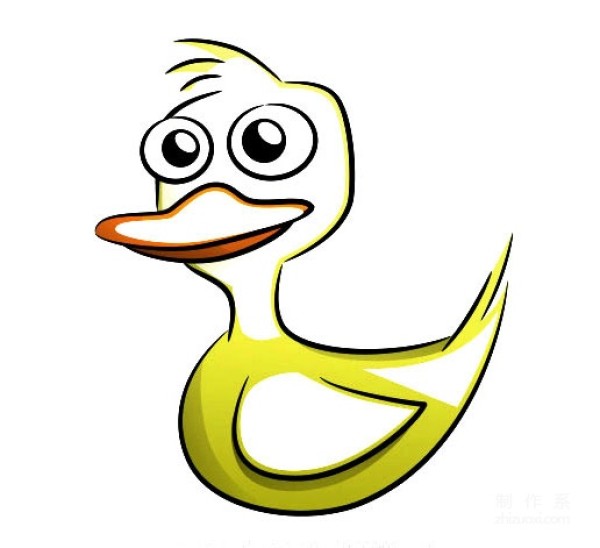 A collection of pictures of kindergarten childrens simple drawings, teach you step by step how to draw a colorful little duck